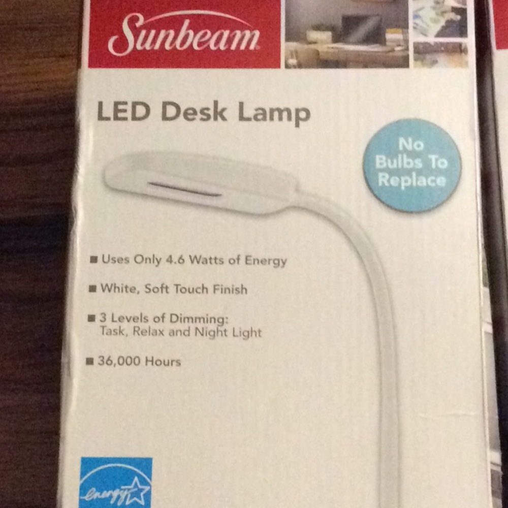 Sunbeam LED desk lamps